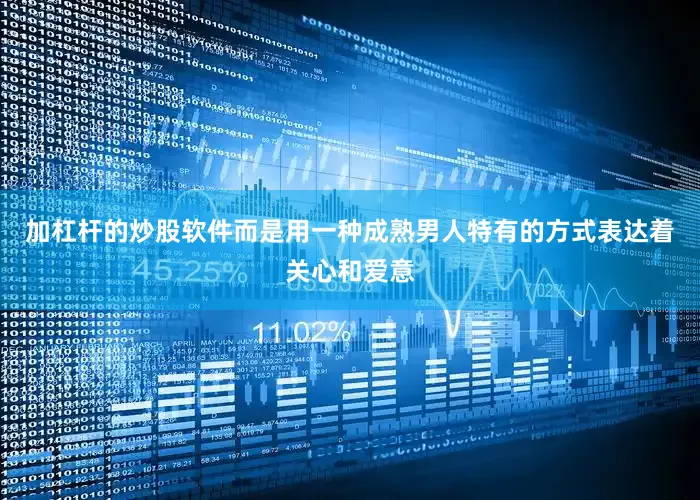 加杠杆的炒股软件而是用一种成熟男人特有的方式表达着关心和爱意